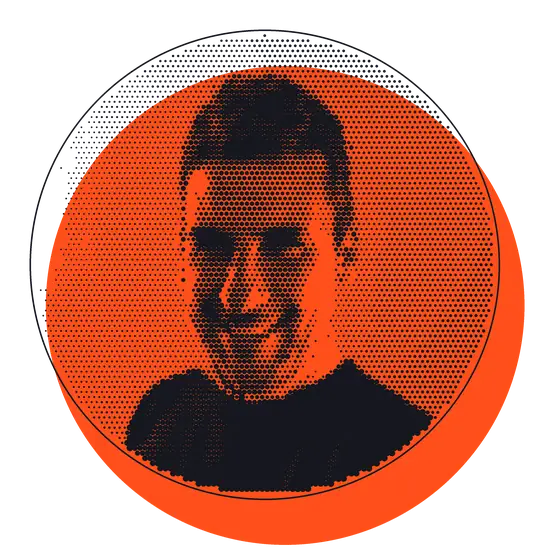 Ritratto a retino di Luca Giusti, esperto WordPress freelance a Siracusa